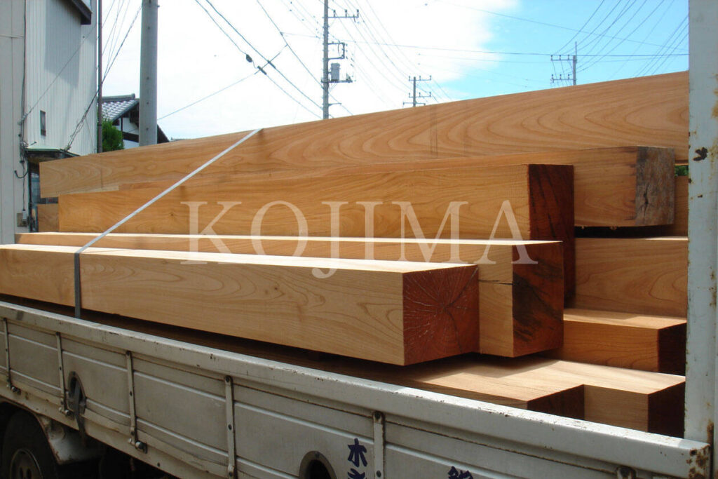 社寺で使用された欅材