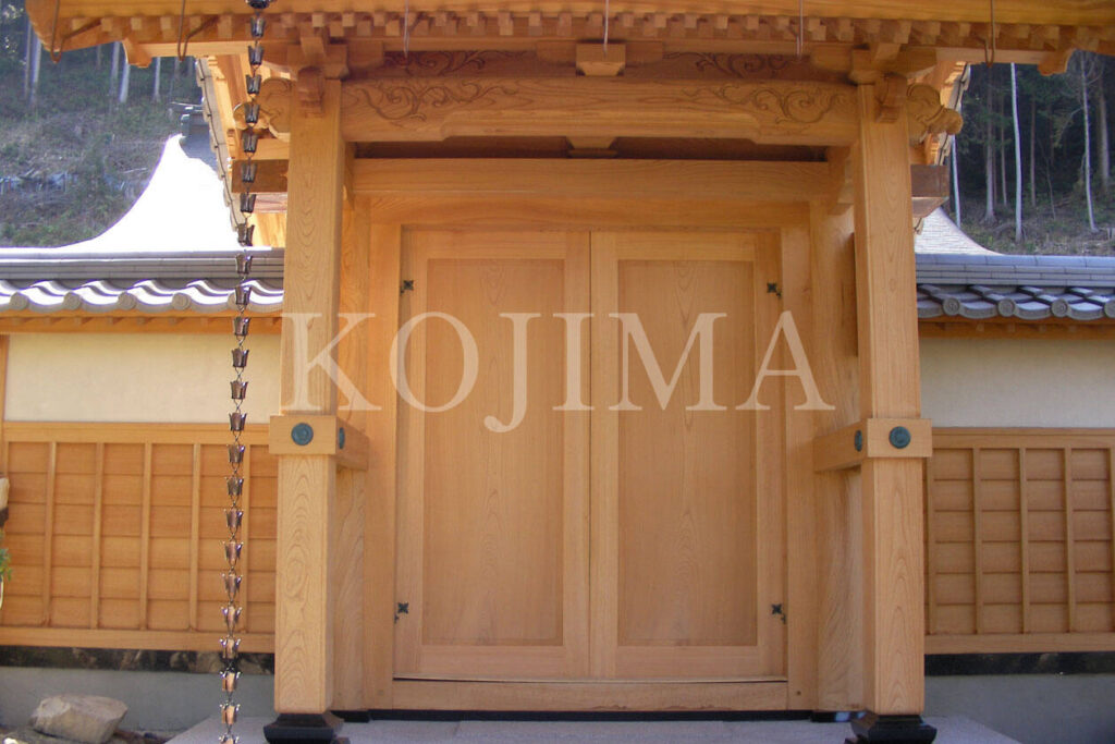 社寺で使用された欅材