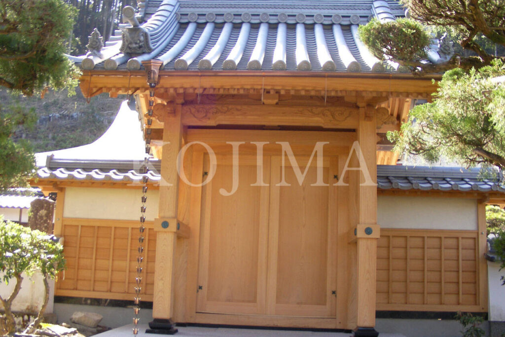 社寺で使用された欅材